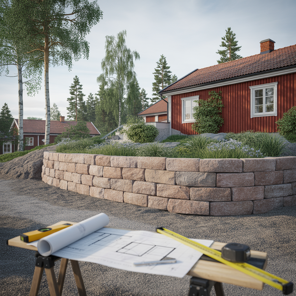 bygglov for stodmur guide till regler och handlingar