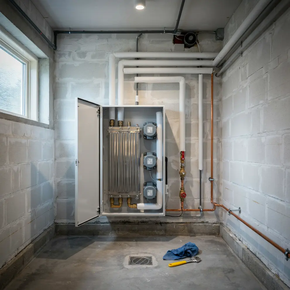 spara energi byt av undercentral till fastigheten i ostermalm vasastan kungsholmen